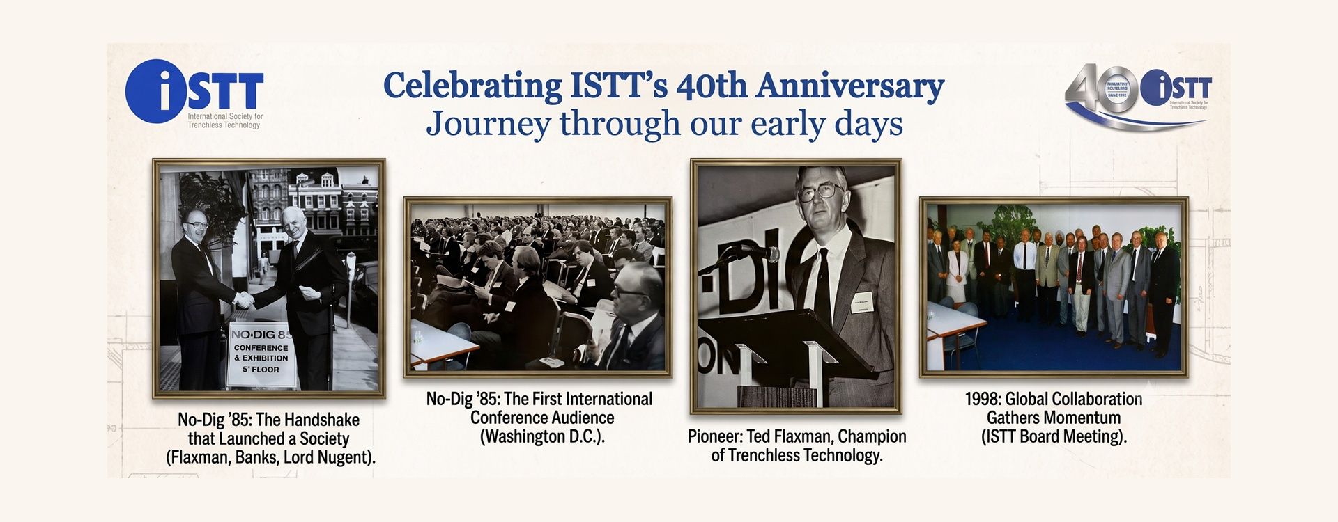 ISTT 40th Anniversary Sliding Banner