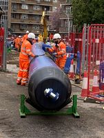 Tow Head Moving in Position
